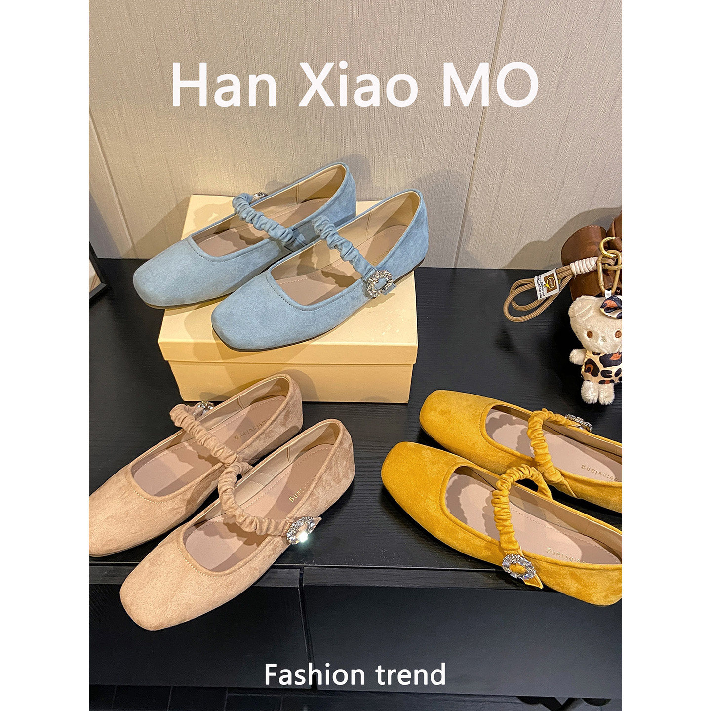 淑女浅口平底玛丽珍鞋女夏配裙子软底芭蕾舞鞋温柔晚晚风单鞋大码