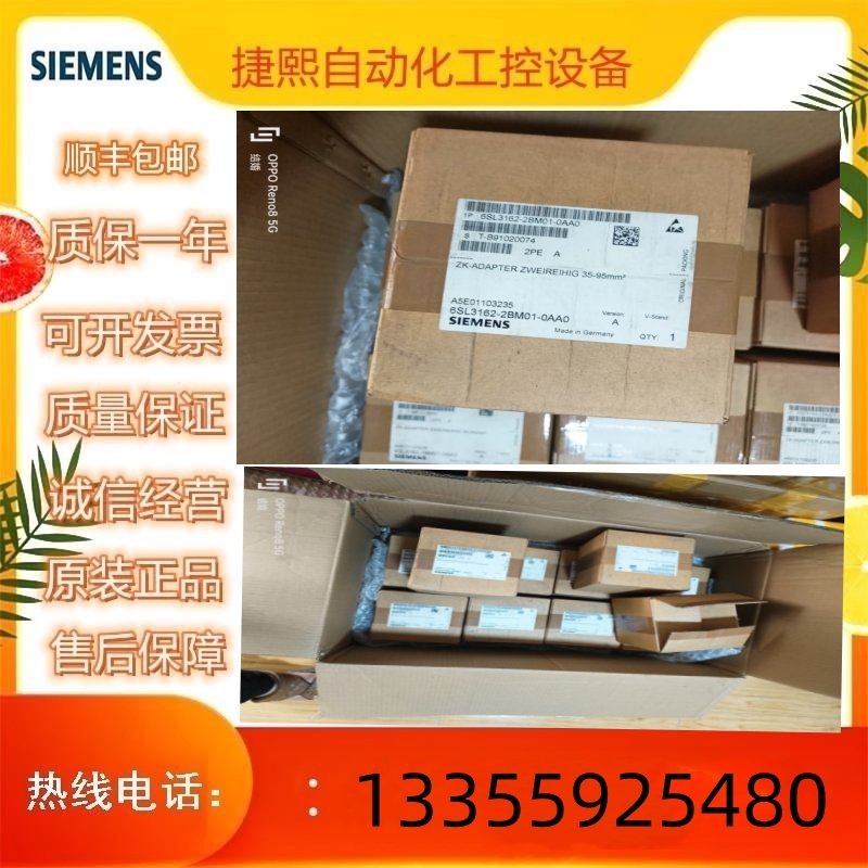 西门子全新原装正品6SL3162-2BM01-0AA0库存充裕廉价销售现货直拍 五金/工具 PLC 原图主图