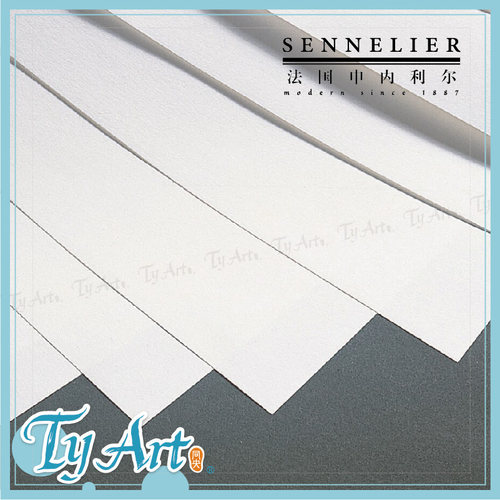 法国SENNELIER申内利尔 水彩纸 单张 300G 热压冷压粗纹 76X56cm