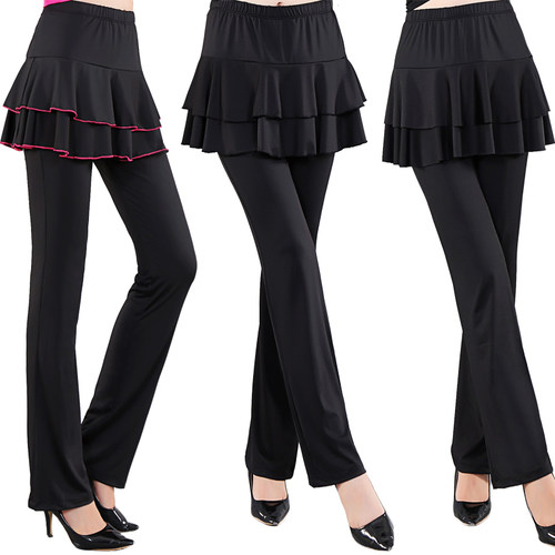 广场舞裙裤舞蹈裤练功服裤子显瘦