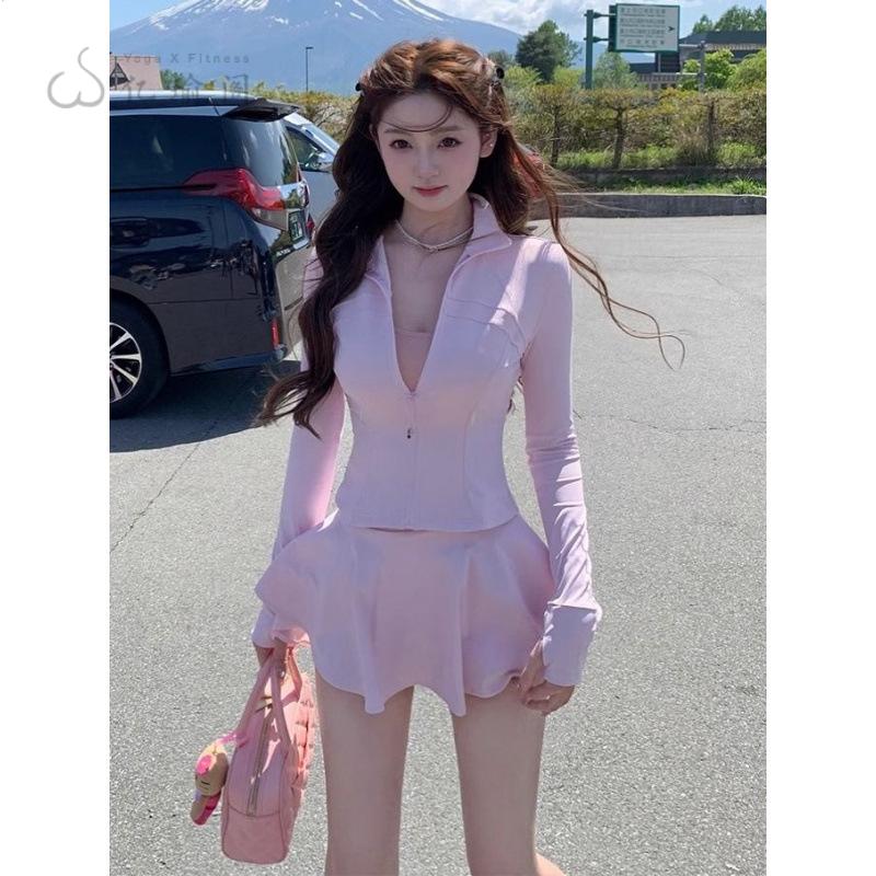 纯欲风修身防晒衣女夏运动休闲含
