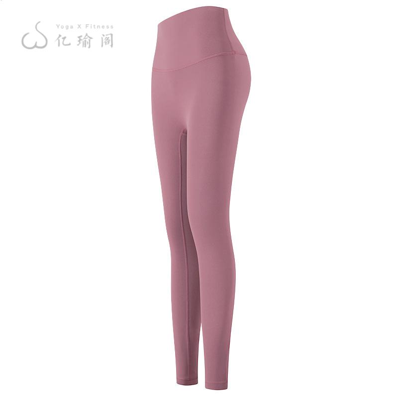 加绒裸感高腰提臀收腹瑜伽裤女