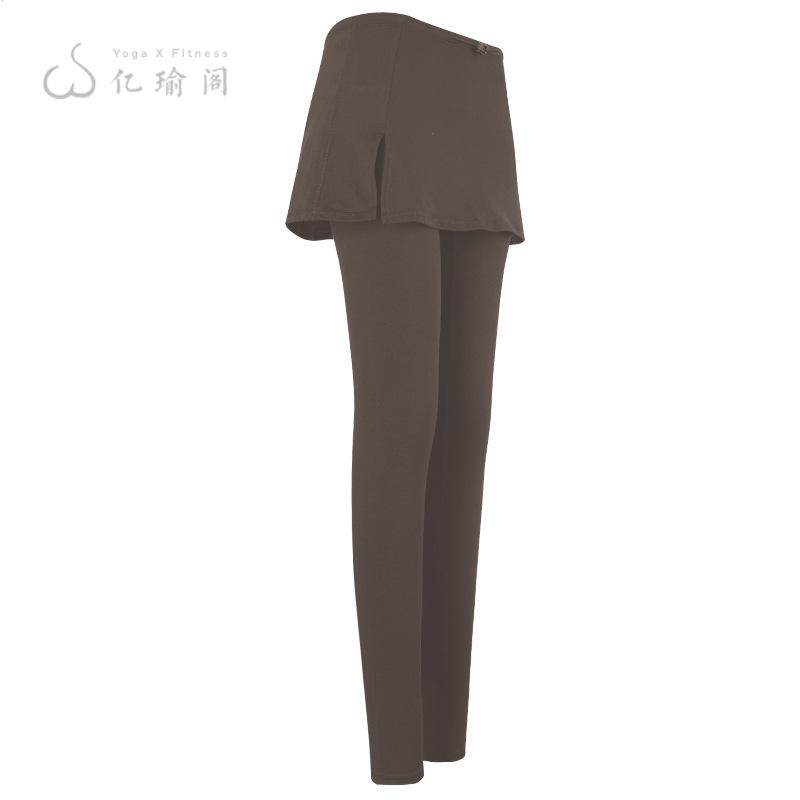 秋冬加绒瑜伽裙裤女高腰显瘦保暖