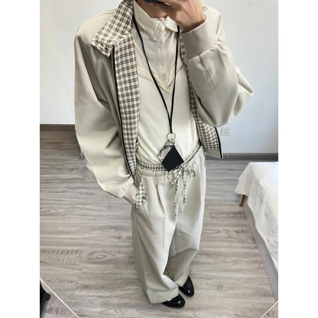 美式复古哈灵顿飞行夹克男款秋季cleanfit水洗开衫外套立领棒球服