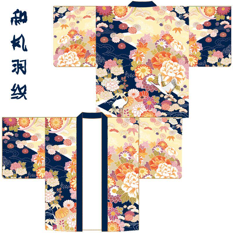和风羽织外套薄 夏季冰丝雪纺 日式Lolita洛丽塔风格外罩衫可定做