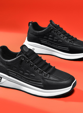 2025新款男士休闲潮鞋防滑轻便男鞋男士登山旅游鞋男士轻奢感潮鞋