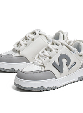 板鞋男款2025新款韩版潮流百搭厚底男生鞋子青少年学生运动休闲鞋