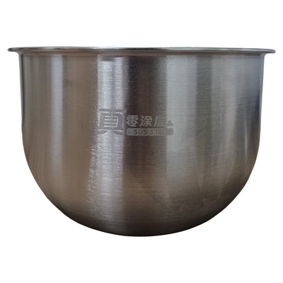 适用美的电饭煲内胆锅IH不锈钢内胆5L升原厂食品级SUS316零涂层锅