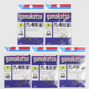 伽玛卡兹盘车冲钓鱼钩清波鲤鱼草鱼扁鱼翘嘴(十本装)原装进口