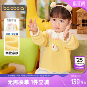 婴儿上衣公主套头打底衫 巴拉巴拉女童针织衫 童装 款 宝宝毛衣秋冬季