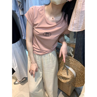 METWO韩代T恤女9493设计感小众上衣tee 孤品清仓