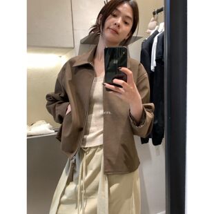 【孤品清仓】METWO hers复古麂皮夹克外套女92184