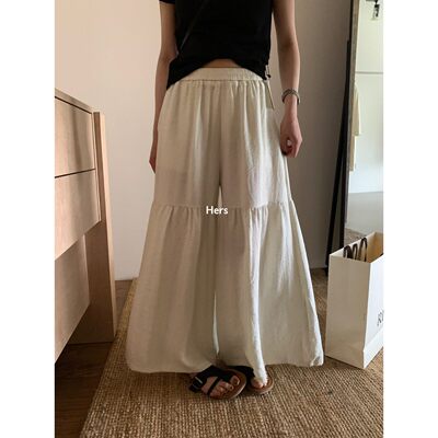 【孤品清仓】METWO hers分层飘飘休闲裤20821