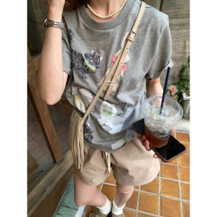 T恤08263 METWO猫咪兔子tee短袖 孤品清仓