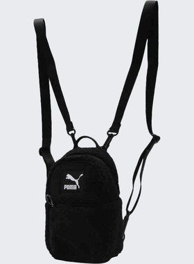 Puma/彪马正品新款女子摇粒绒休闲双肩背包手拎运动包 078190-01