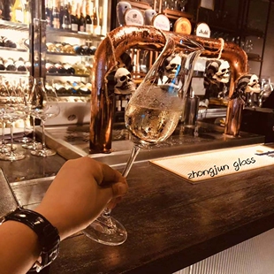 忠俊严选 灵魂甘露a级单支装气泡酒酒杯套盒 香槟酒杯240ml一只