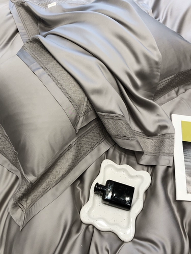 Летний комплект, двусторонная шелковая простыня, высококлассный пододеяльник, покрывало, легкий роскошный стиль, 100 шт, 4 предмета