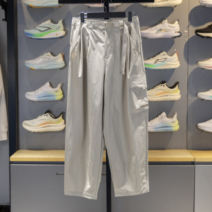 长裤 李宁CF溯运动裤 户外防泼水软壳工装 新品 AYKV758 女子2025秋季