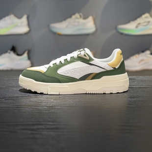 软弹低帮耐磨百搭休闲鞋 新款 AGCV263 男子2025冬季 李宁惟吾LOW板鞋