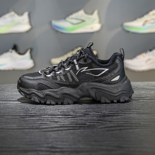 李宁加绒休闲鞋男子2025冬季新款山行WNTR LOW保暖运动鞋AGLV167