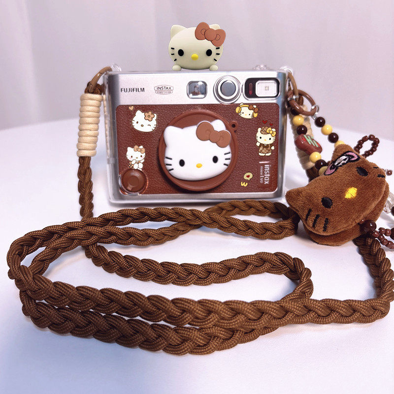 拍立得mini evo保护壳kitty背带绳镜头盖套装富士90迷你99保护套,3C数码配件,一次成像相机专用包,淘宝优惠券,粉丝福利购,淘宝优惠卷
