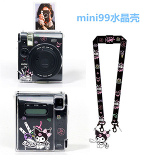 适用拍立得instax mini99透明收纳壳耐用防刮防摔水晶保护套卡通