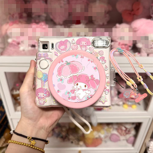 这套配件很粉嫩搭配相机特别好看