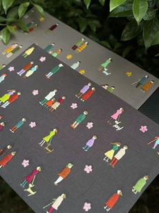 茶席茶巾茶台布艺茶桌布 茶席 茶垫 纯手工绣制 漫步樱花