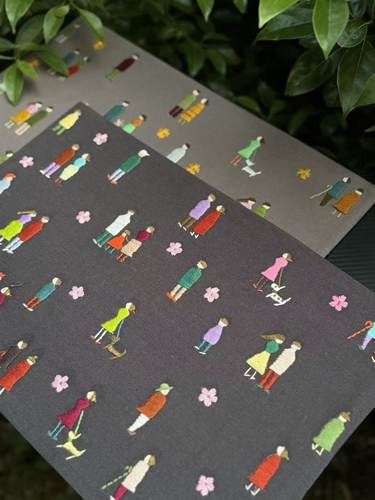 茶席茶巾茶台布艺茶桌布 茶席 茶垫 纯手工绣制 漫步樱花