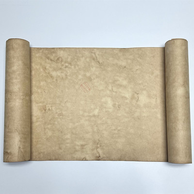 金粟山藏经纸古法黄柏染色