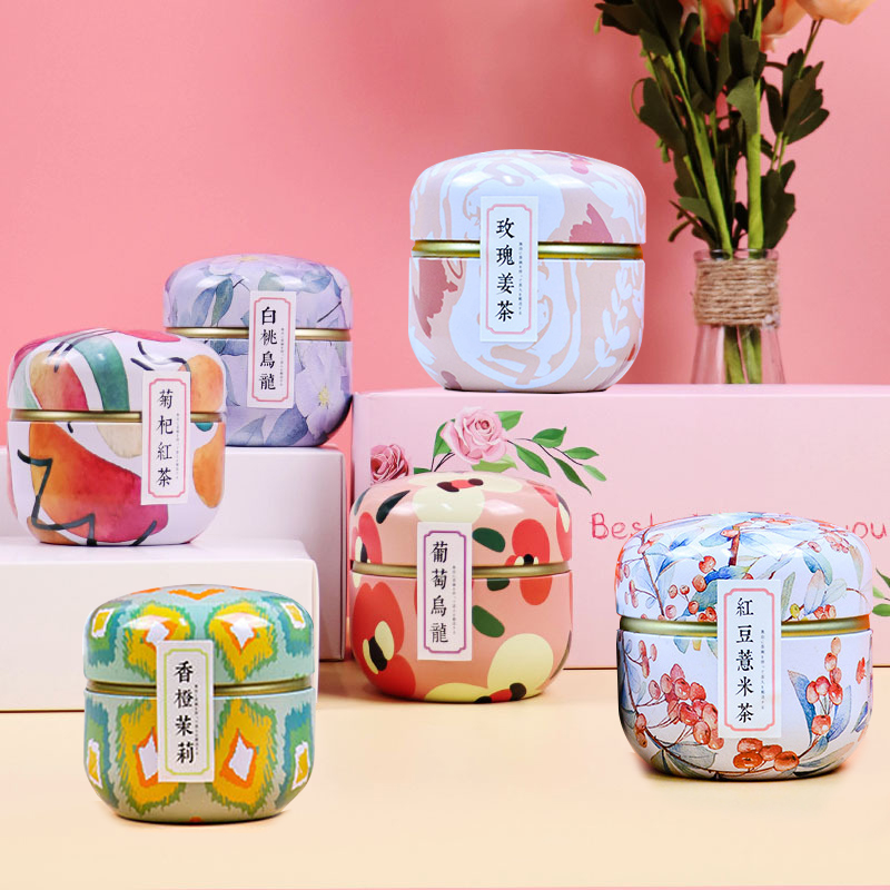 20多种口味网红水果花茶精美铁罐