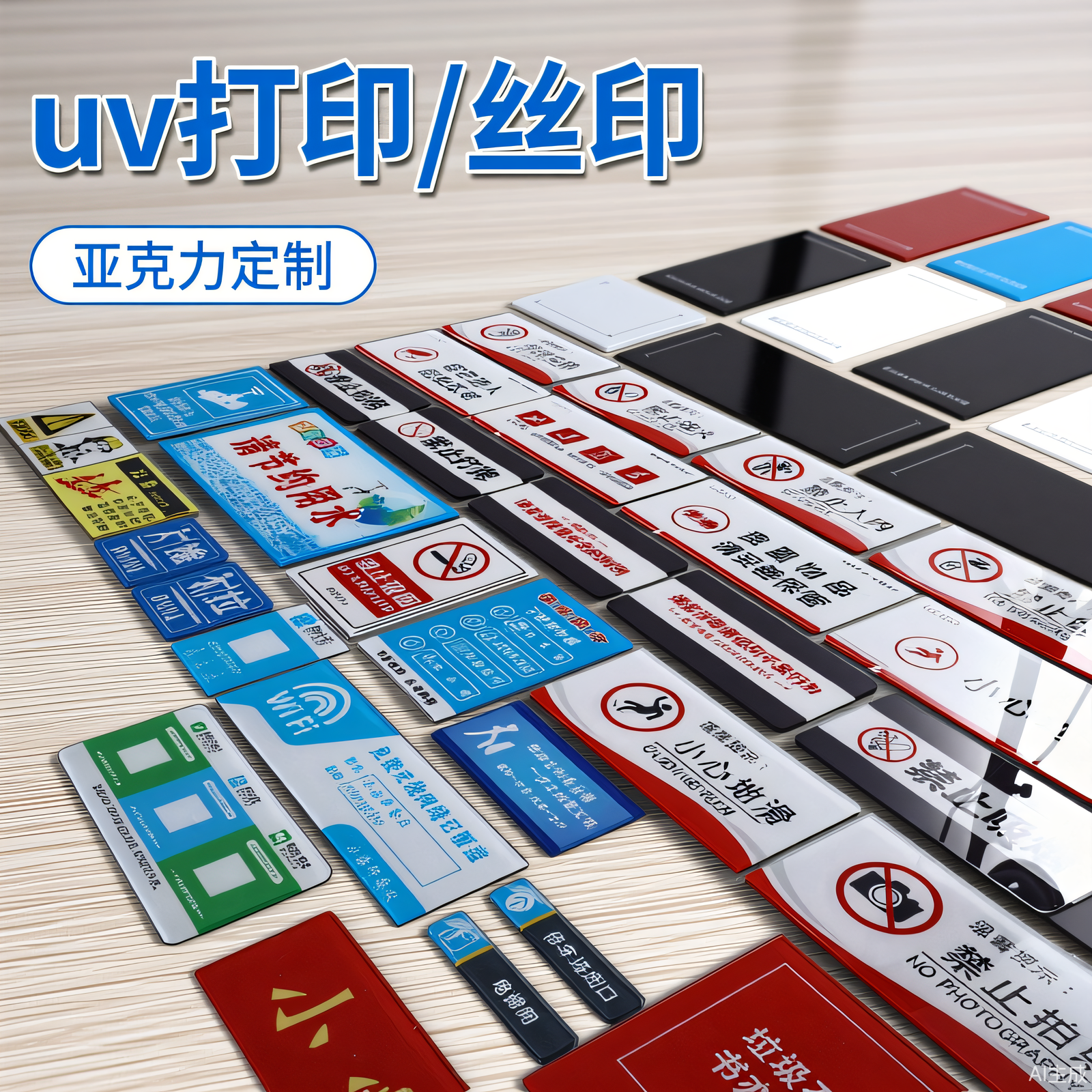 亚克力定制uv打印丝网印刷激光切割门牌立牌提示标识科室牌板定做,橡塑材料及制品,亚克力/有机玻璃,淘宝优惠券,粉丝福利购,淘宝优惠卷