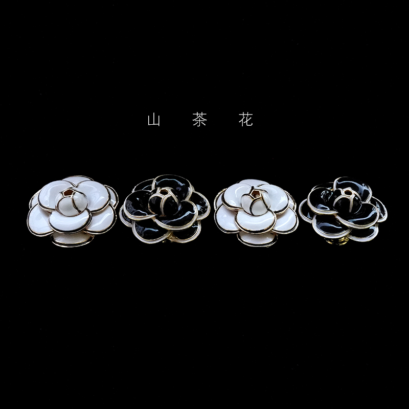 法式新古典衣柜好看轻奢单孔小拉手欧式床头柜花朵抽屉橱柜门把手