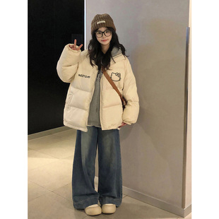 韩系超好看初中生高中生2025新款羽绒棉服棉衣女冬季加厚棉袄外套