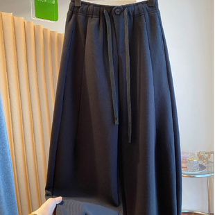 胖妹妹大码300斤加绒加厚休闲卫裤女秋冬新款显瘦松紧裤脚保暖裤