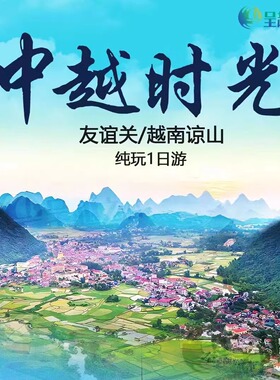 越南谅山一日游 凭祥友谊关口岸 身份证办理天天发团越南护照签证
