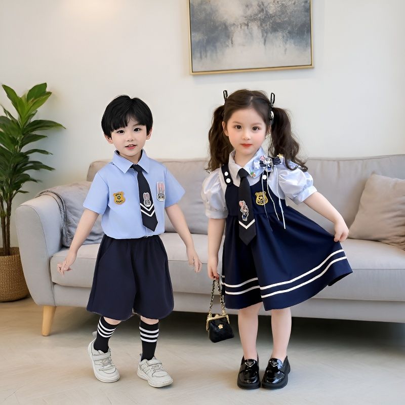 龙凤胎兄妹朱迪兔警官JK套装班服