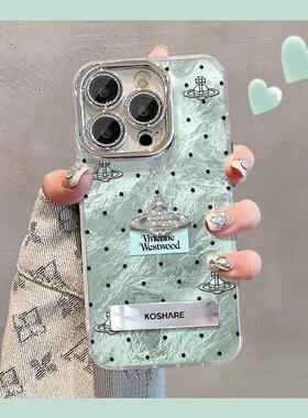 波点西太后羽纱手机壳适用苹果17Air16promax小米15情侣iphone14华为mate70propura80荣耀vivo红米k90oppo