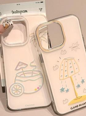 台风星星手机壳适用苹果17Air16promax小米15情侣iphone14华为mate70propura80荣耀vivo红米k90oppo一加IQOO