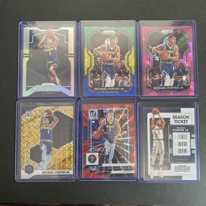 迈克尔小波特 Panini NBA球星卡普卡特卡折射卡赠卡夹