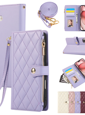 适用OPPOReno11手机壳零钱插卡包Reno12Pro全包小香风OPPORen13F硅胶OPPO斜挎可背包带挂绳poopReno14保护套