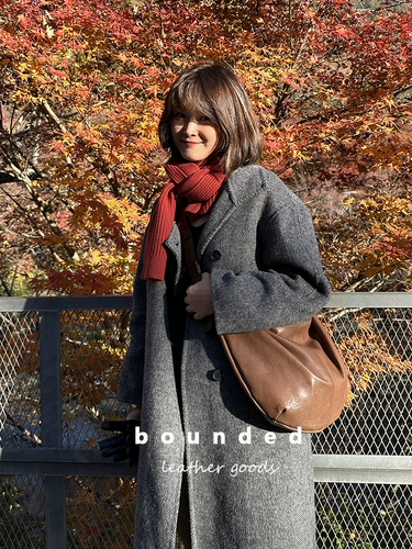 Импортная сумка через плечо, в корейском стиле, из натуральной кожи