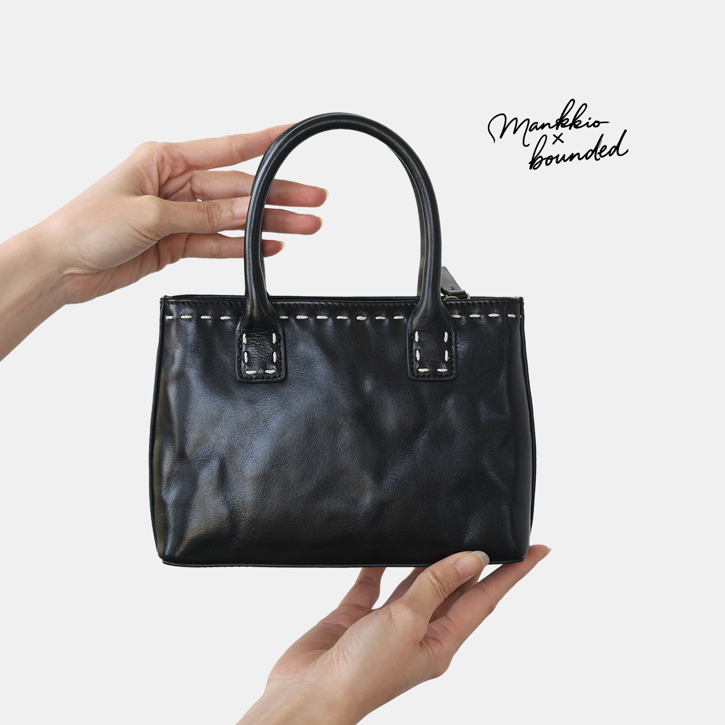 mankkio满朵间原创小众设计油蜡皮真皮牛皮手缝小方包迷你手提包,箱包皮具/热销女包/男包,小方包,淘宝优惠券,粉丝福利购,淘宝优惠卷