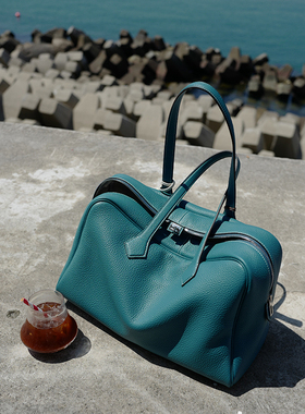 Bounded维多利亚包Victoria35手提包大容量男女真皮托特保龄球包