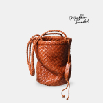 bounded有界26年新款原创水桶手工真皮夏天编织包单肩托特菜篮子