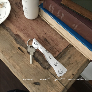 A BaO!韩风ins可爱卡通面包超人蜡笔小新钥匙扣包包挂坠飘带吊坠