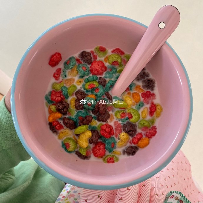 阿宝-自制ins少女粉色复古搪瓷餐具珐琅餐盘沙拉麦片碗咖啡马克杯