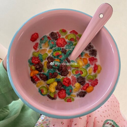 阿宝搪瓷ins少女麦片碗