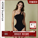 復古泳衣女泡溫泉度假連體性感露背顯瘦高級感 atlanticbeach法式