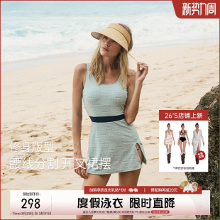 修身 atlanticbeach2024新款 温泉泳装 连体裙式 显瘦 度假泳衣女时尚